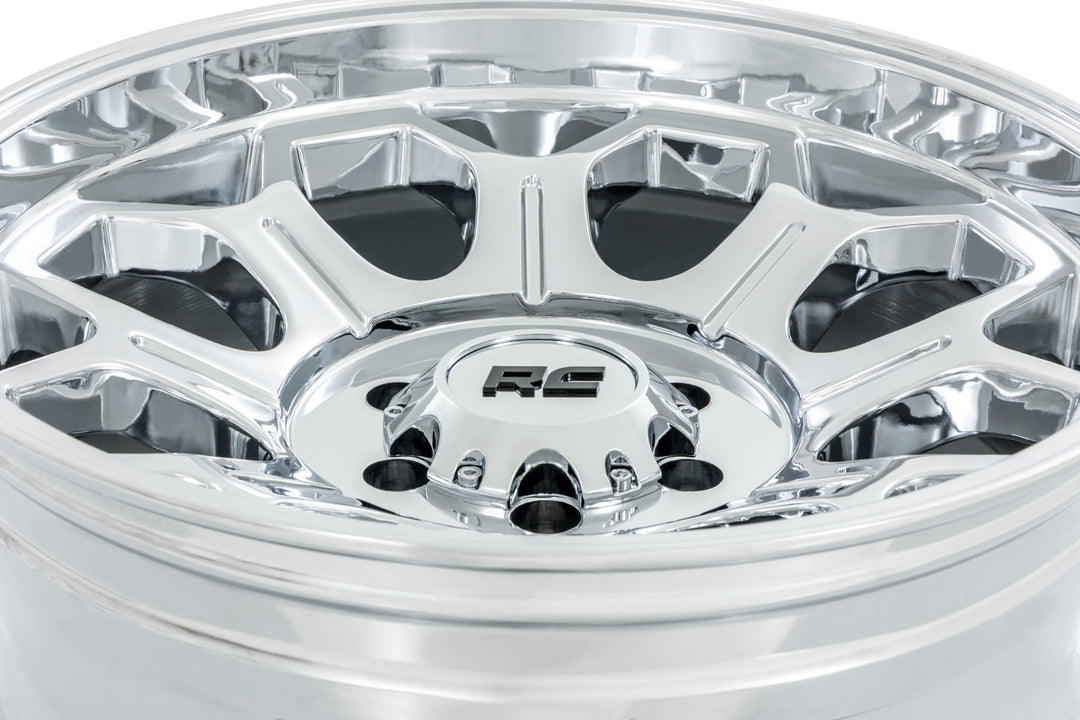 Rough Country 77 Series Wheel | One-Piece | Chrome | 20x9 | 6x135 | -12mm