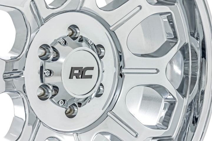 Rough Country 77 Series Wheel | One-Piece |Chrome | 22x12 | 6x135 | -44mm