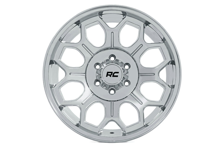 Rough Country 77 Series Wheel | One-Piece |Chrome | 22x12 | 6x5.5 | -44mm