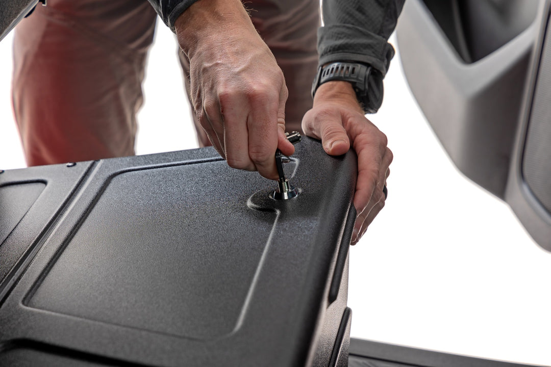 Under Seat Storage with Locking Lid | Crew Cab | Chevy/GMC 1500/2500HD/3500HD (19-26)