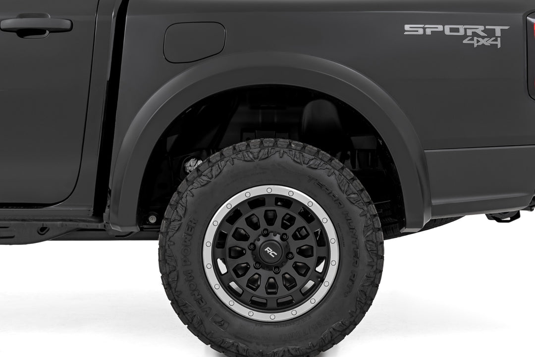 Sport Fender Flares | G1 Absolute Black | Ford Ranger 2WD/4WD (2024-2026)