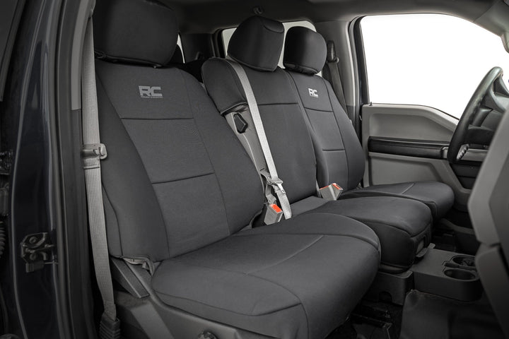Seat Covers | FR Bench | Ford F-150 (15-26)/F-250 Super Duty (17-26)/F-350 Super Duty (17-26)