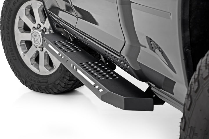 AC2 Running Boards | Amber/White | Crew Cab | Ram 1500 (19-26)/1500 TRX (21-24)