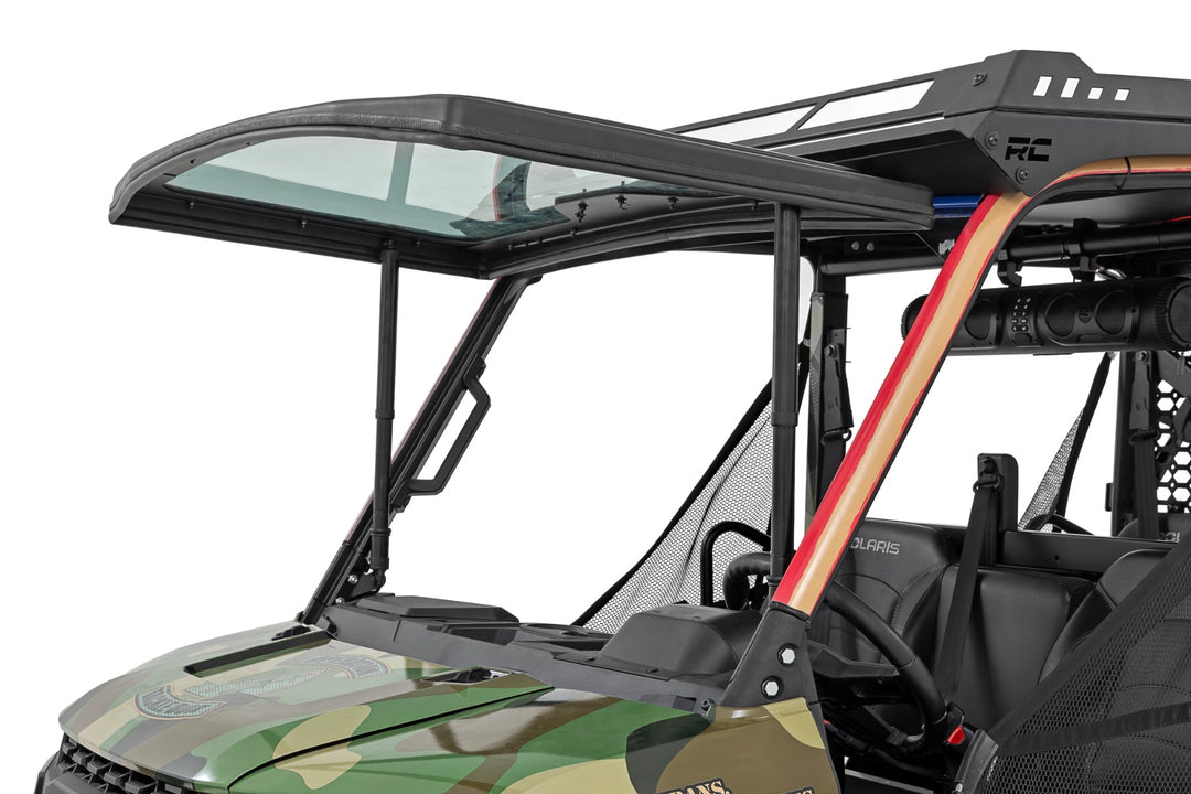 Electric Tilt Windshield | Glass | Formed Frame | Polaris Ranger XP 1000