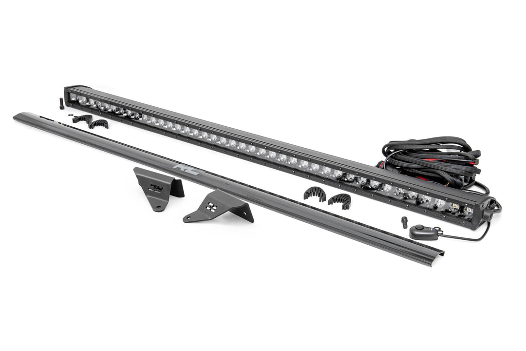 LED Light Kit | Upper Windshield | 40" Black Single Row | Ford Bronco (21-26)