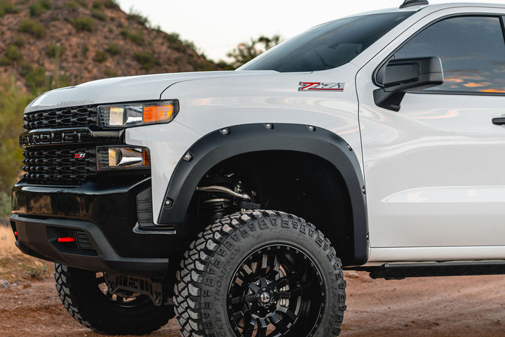 Pocket Fender Flares | GNO Slate Gray | Chevy Silverado 1500 2WD/4WD (22-26)