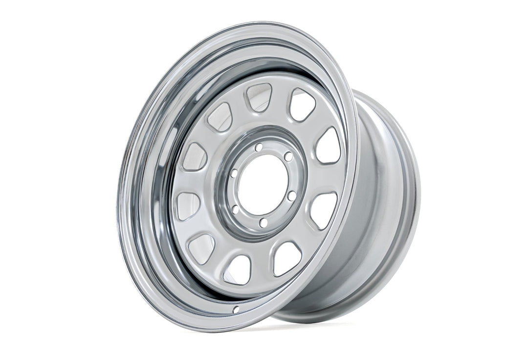 Steel Wheel | Chrome | 15x8 | 5x4.5 | 3.30 Bore | -19