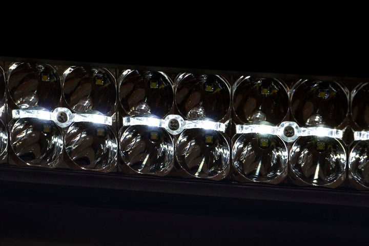 12 Inch Black Series LED Light Bar | Dual Row | White DRL