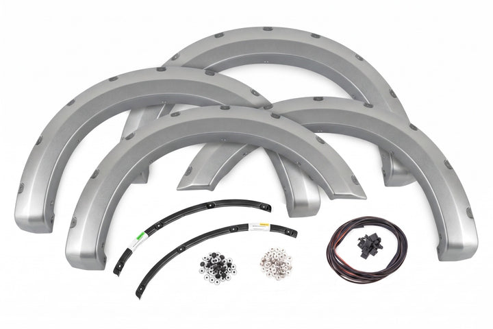 Pocket Fender Flares | JS Iconic Silver | Ford F-250/F-350 Super Duty (23-26)