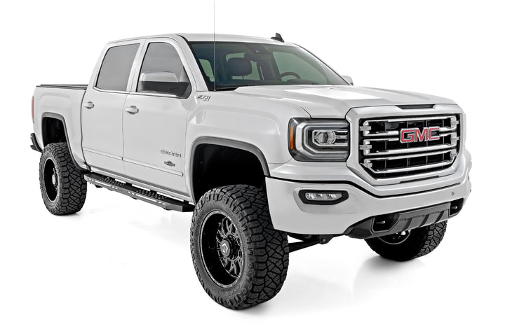 AC2 Running Boards | Amber/White | Crew Cab | Chevy/GMC 1500 (07-18)