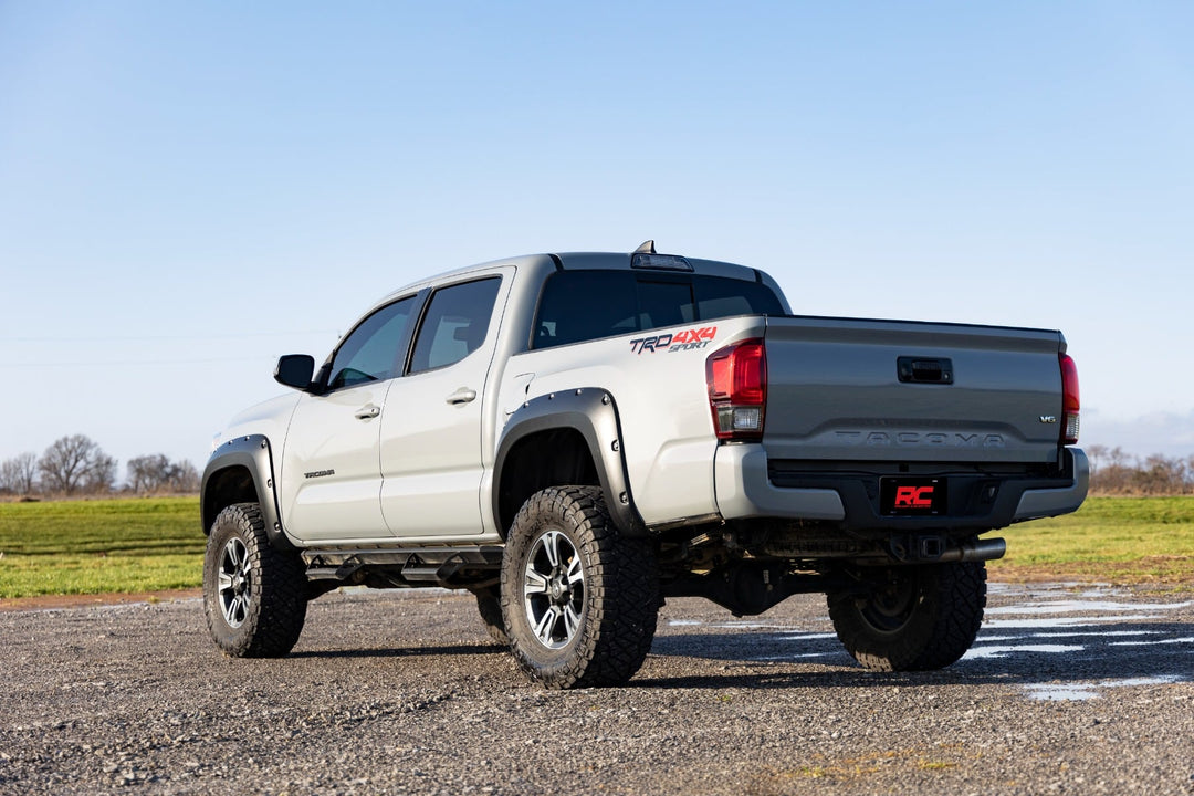 Pocket Fender Flares | 202 Black Onyx | Toyota Tacoma 2WD/4WD (2016-2023)