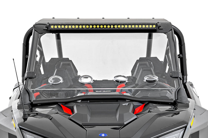 30" Single Row Light Mount | Front | Black Series | Polaris RZR Turbo R
