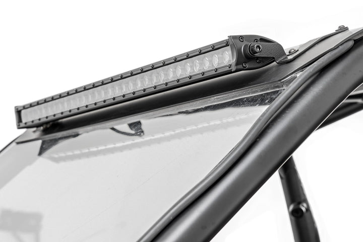 30" Single Row Light Mount | Front | Black Series | Polaris RZR Turbo R