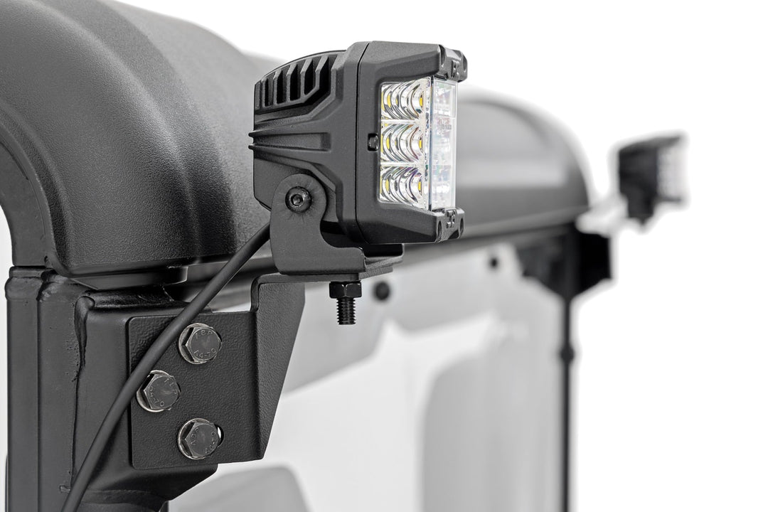 LED Light Kit | Rear Mount | 2" Black Pair | White DRL | CFMOTO UFORCE U10 Pro