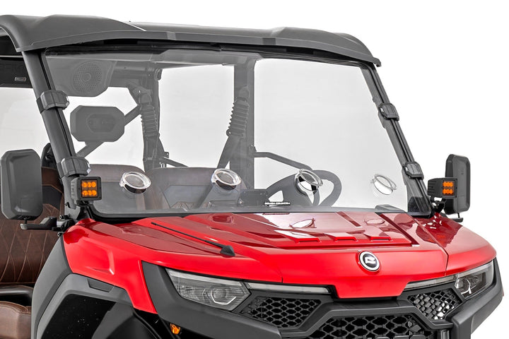 Vented Full Windshield | Scratch Resistant | CFMOTO UFORCE U10 Pro