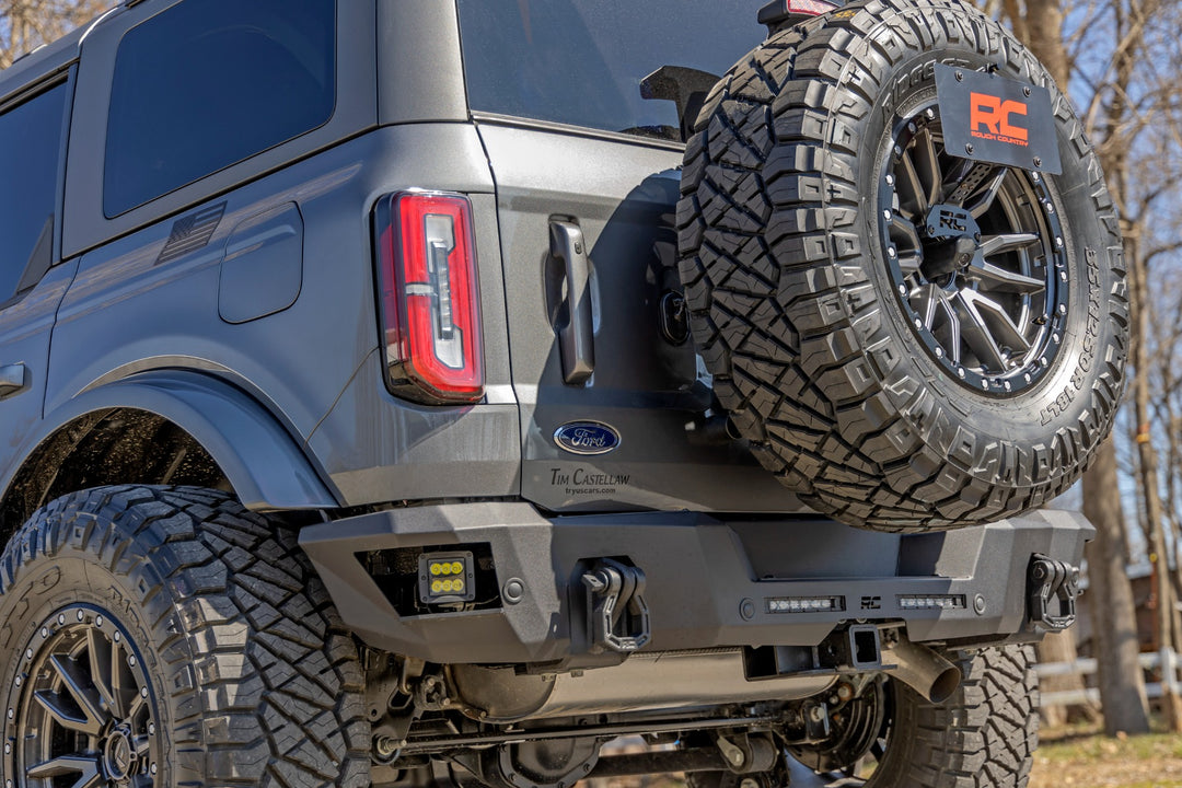 Rear Bumper | Black Series LED | 6" Pair | Slim Line | | Ford Bronco (21-26)
