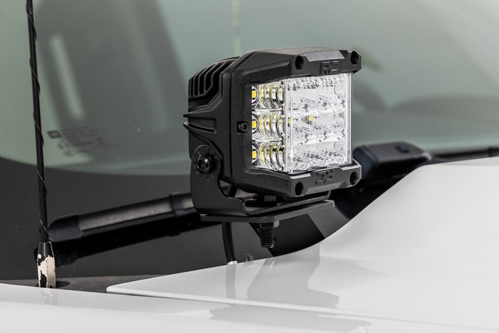 LED Ditch Light Kit | 3in OSRAM Pair | Wide | Chevy/GMC 1500 (14-18 & Classic)