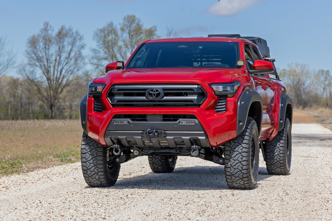 LED Light Kit | Ditch Mount | 2" Black Pair | White DRL | Toyota Tacoma (24-26)