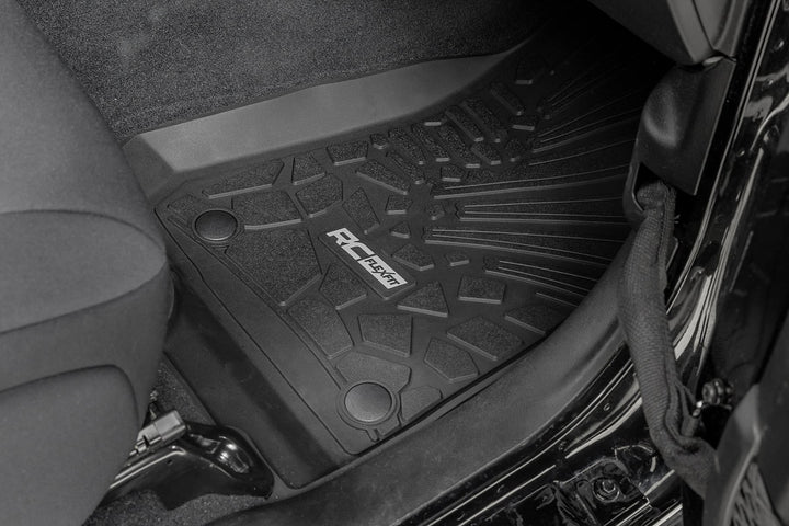 Flex Fit Floor Mats | FR | 4 Door | Jeep Wrangler Unlimited 4WD (2018-2026)