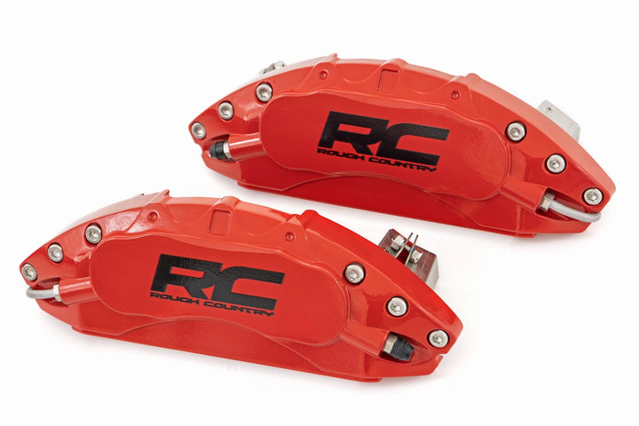 Caliper Covers | Rear | Red | Chevy/GMC Sierra 1500 (19-26)/Silverado 1500 (19-26)