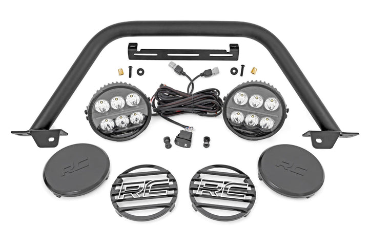 Safari Bar | 6.5 Inch Round LED | OE Modular Steel | Ford Bronco 4WD (21-26)