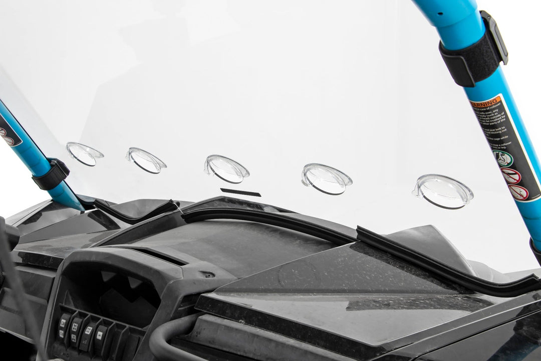Vented Full Windshield | Scratch Resistant | Can-Am Maverick Max 1000R X