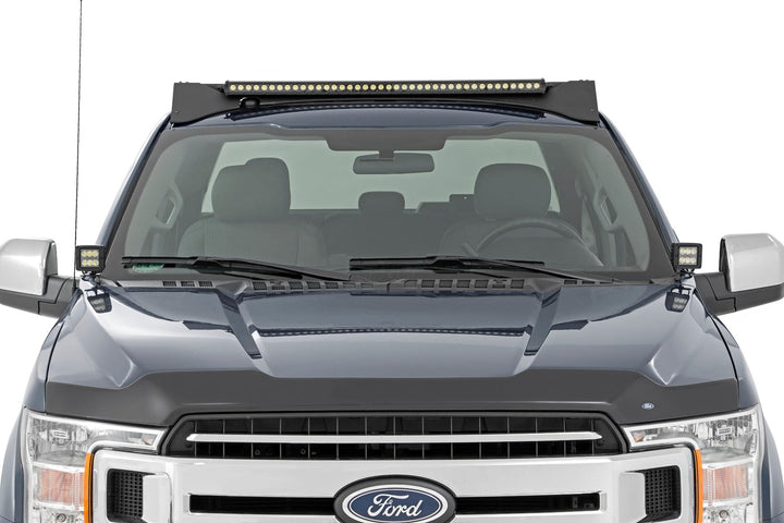 LED Light Kit | Ditch Mount | 2" Black Pair | Flood | Ford F-150 (15-26)/F-150 Lightning (22-26)