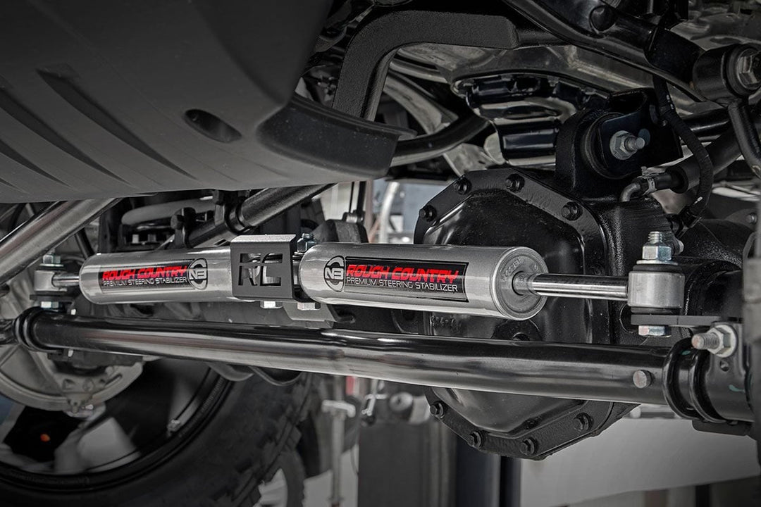 N3 Steering Stabilizer | Dual | 2.5-8 Inch Lift | Jeep Gladiator JT/Wrangler JL (18-26)