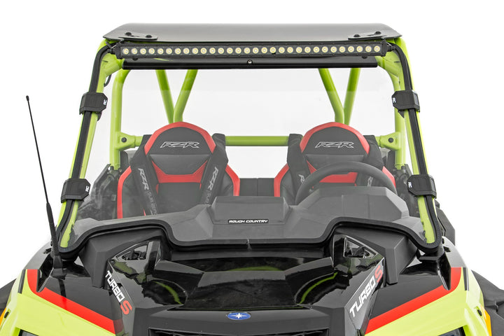 LED Light Kit | 30 Inch Curved | Front Bracket | Black Series | Polaris RZR Turbo S4