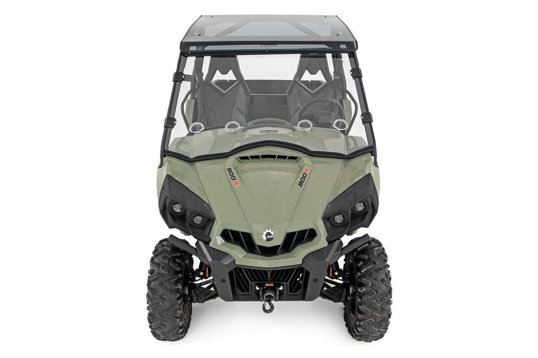 Vented Full Windshield | Scratch Resistant | Can-Am Commander Max 1000
