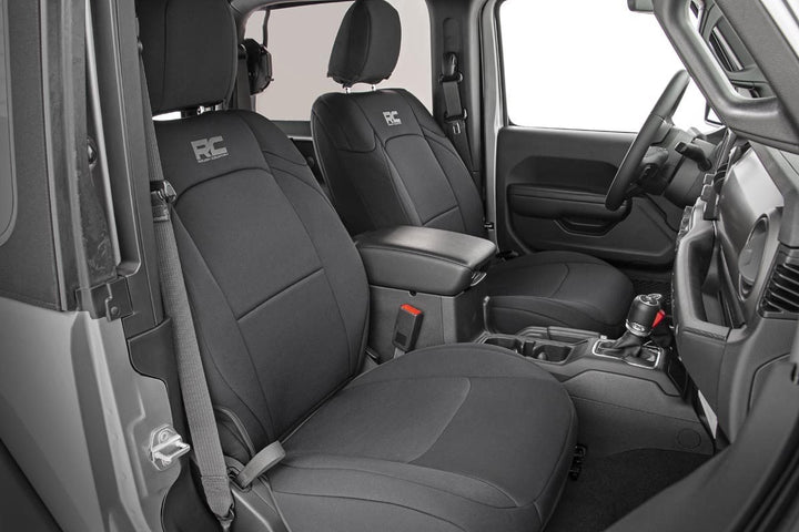 Seat Covers | Front and Rear | Jeep Wrangler JL 4WD (2018-2026)