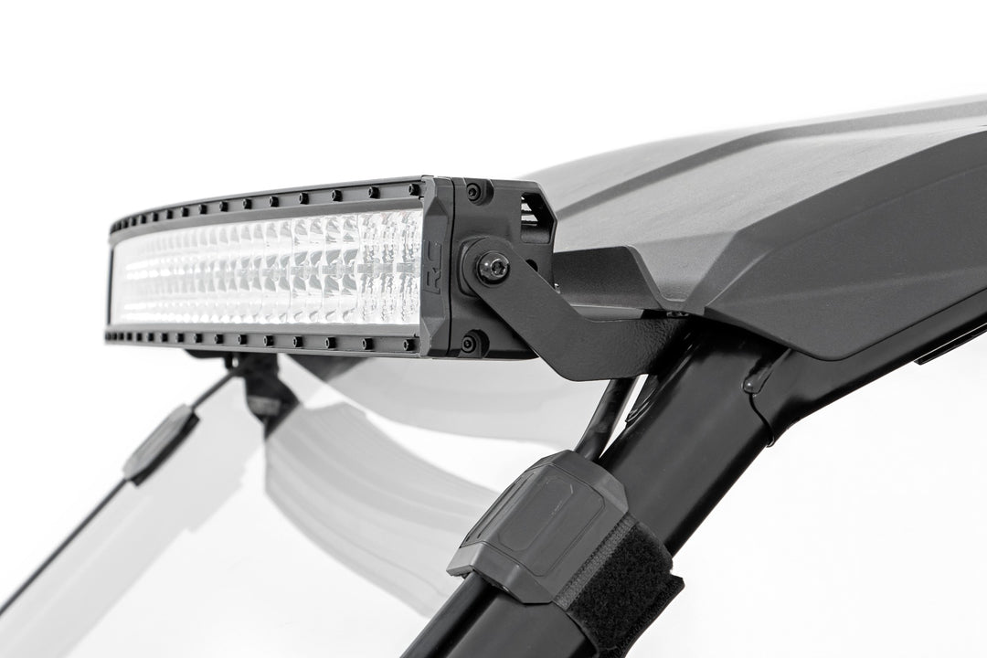 LED Light Kit | Front Mount | 40" Black Dual Row | White DRL | Honda Talon 1000