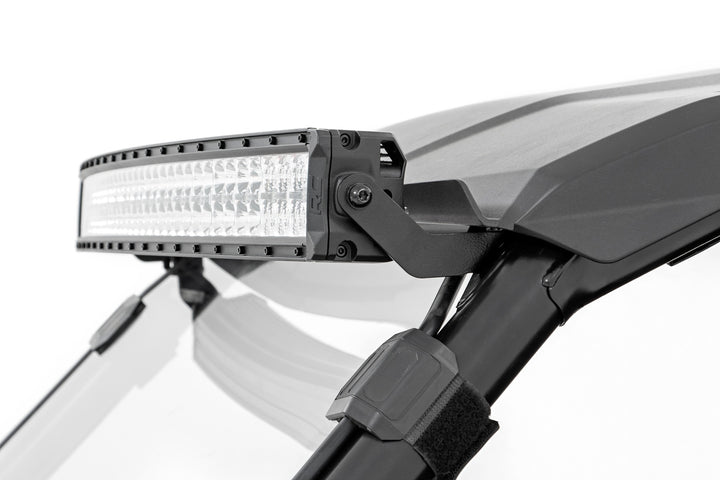 LED Light Kit | Front Mount | 40" Black Dual Row | White DRL | Honda Talon 1000