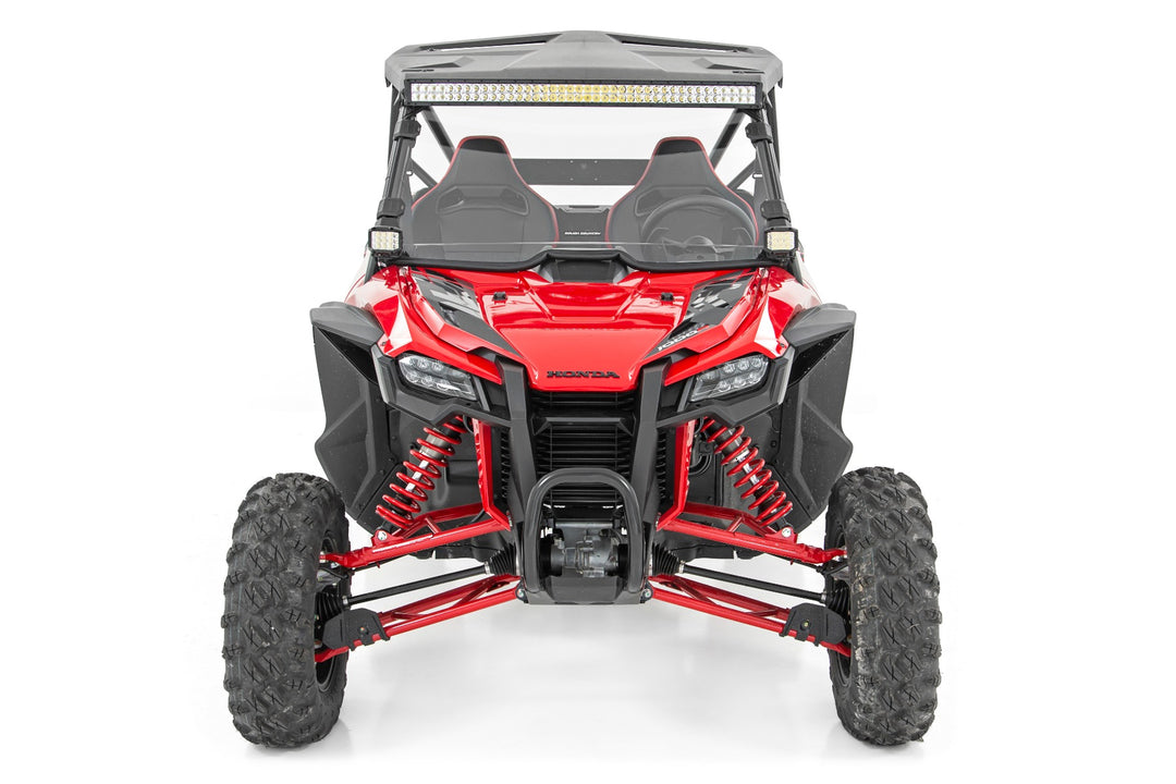 LED Light Kit | Front Mount | 40" Black Dual Row | White DRL | Honda Talon 1000