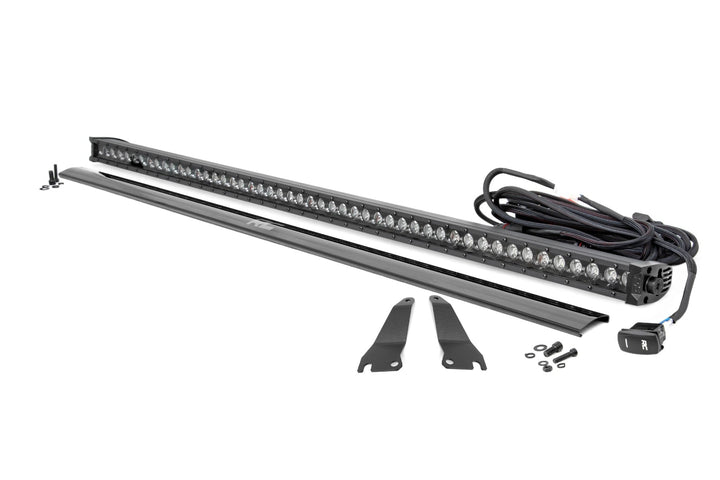 LED Light Kit | Cage Mount | 50" Black Single Row | Kawasaki Teryx 4 1000/Teryx4 800