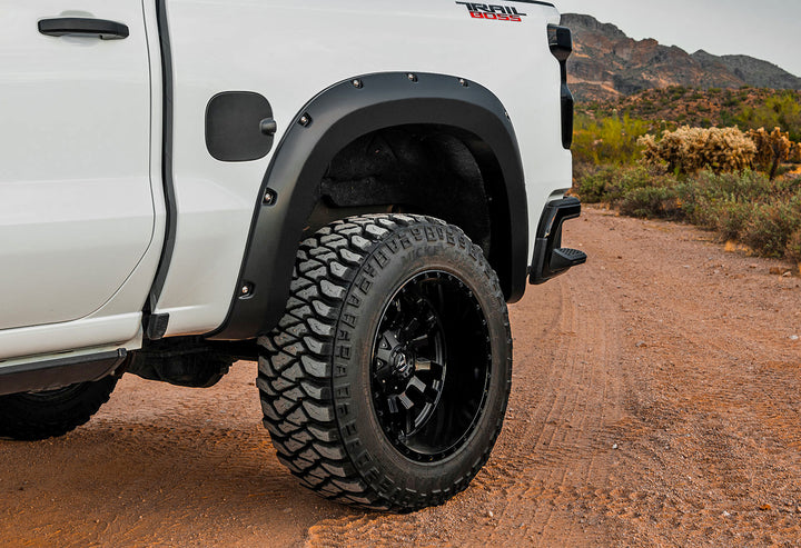 Pocket Fender Flares | G6M Dark Ash | Chevy Silverado 1500 2WD/4WD (22-26)