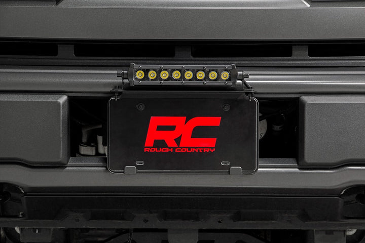 8 Inch Black Series LED Light Bar | Single Row | Amber DRL