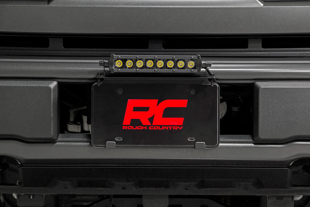 8 Inch Black Series LED Light Bar | Single Row | Cool White DRL