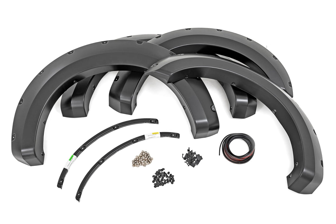 Pocket Fender Flares | JS Iconic Silver | Ford F-250/F-350 Super Duty (17-22)