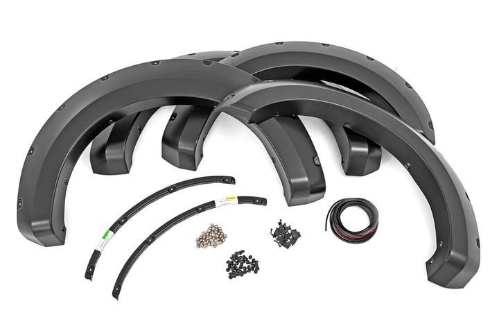 Pocket Fender Flares | TB Lithium Gray | Ford F-250/F-350 Super Duty (17-22)