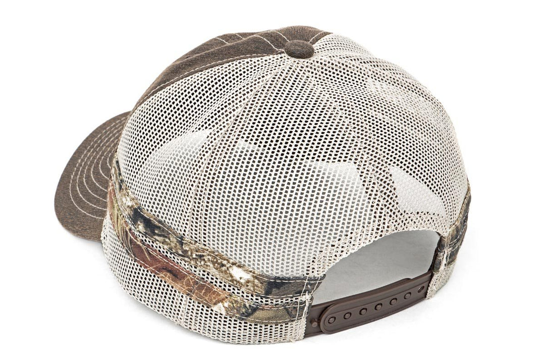 Rough Country Hat | Mesh | Rough Country Patch | Brown/Camo
