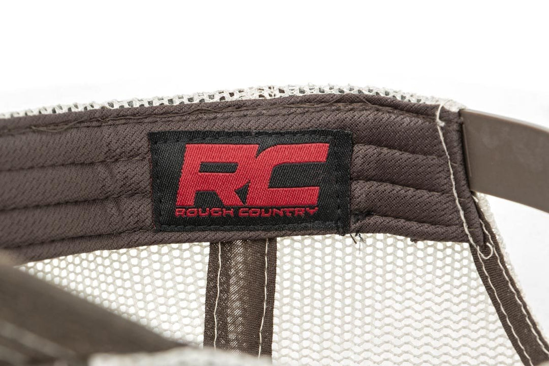 Rough Country Hat | Mesh | Brown Patch | Brown