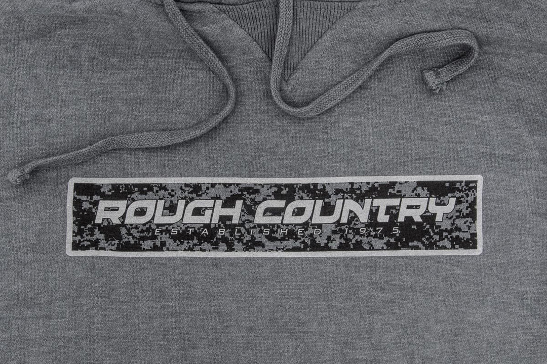 Rough Country Hoodie | Digital | Grey | 3XL