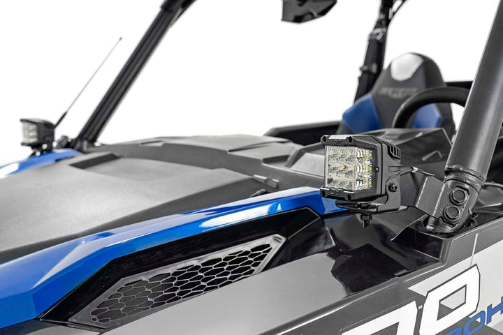 LED Light Kit | Cage Mount | 3" OSRAM | Wide Angle | Polaris General XP 4 1000
