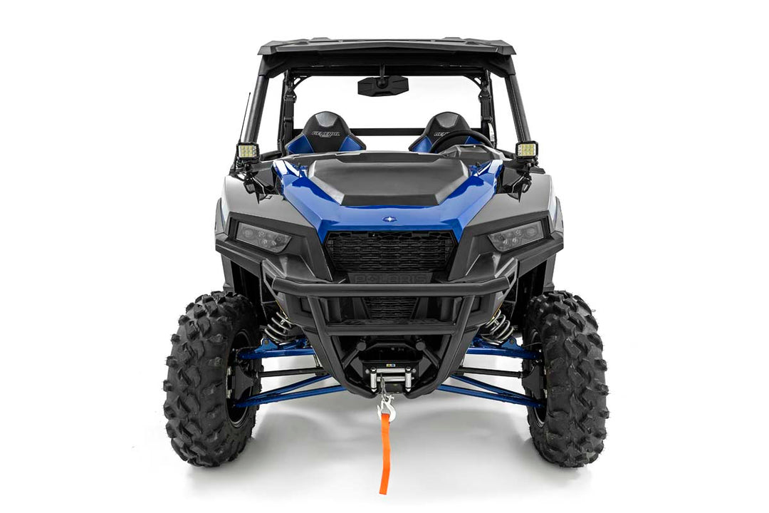 LED Light Kit | Cage Mount | 2" Black Pair | Spot | Polaris General XP 4 1000