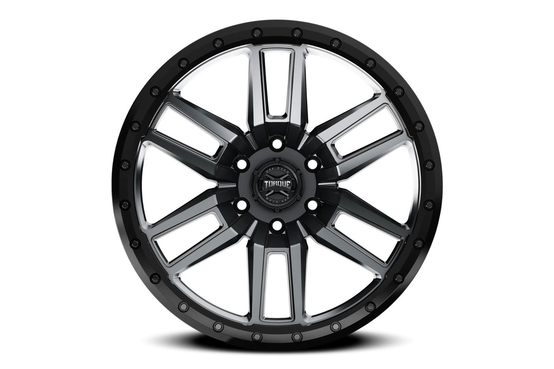 Torque Pritchett | Anthracite w/Black Lip | 20x9 | 6x135 | -12mm