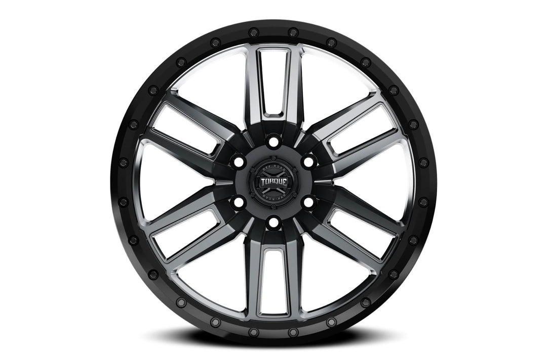 Torque Pritchett | Anthracite w/Black Lip | 17x9 | 6x5.5 | 0mm