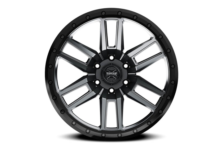 Torque Pritchett | Anthracite w/Black Lip | 17x9 | 6x5.5 | 0mm