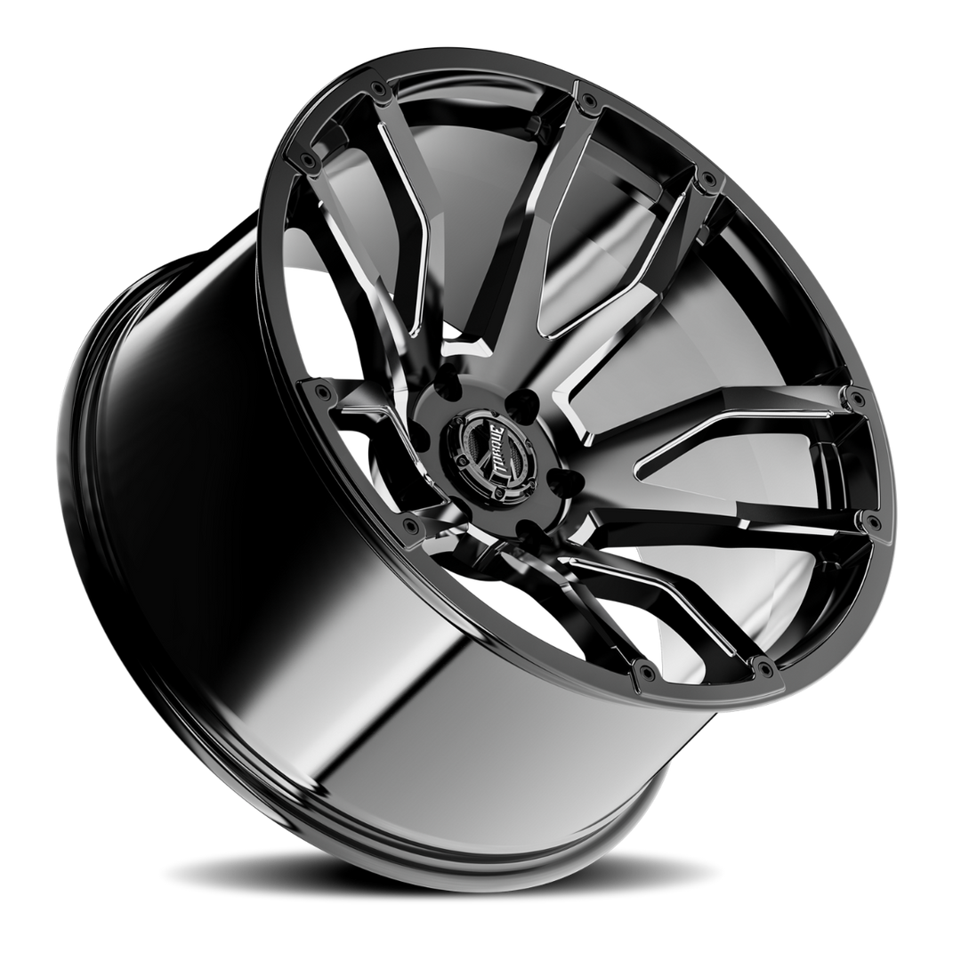 Torque Impact | Gloss Black w/Milled Accents | 20x9 | 6x5.5 | -12mm