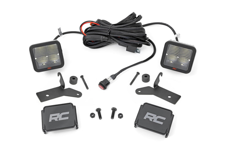 LED Light Kit | Hinge Mount | 2" Spectrum Pair | Jeep Gladiator JT/Wrangler JL (18-26)